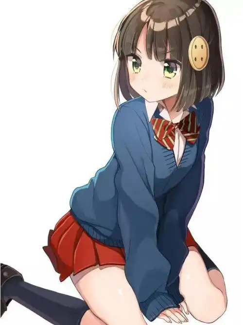 动漫人物坐姿的画法,教你如何画可爱女生坐姿的画法!