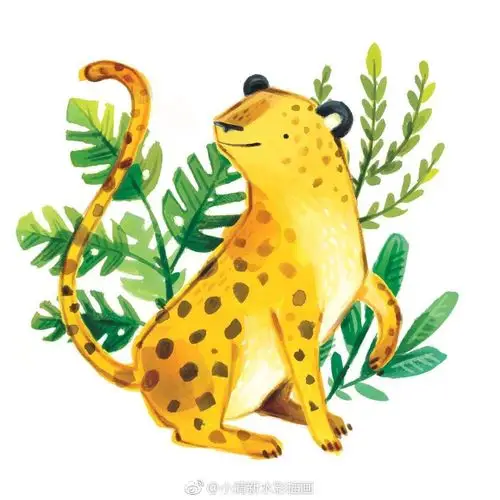 可爱动物插画~ by ins:kass_reich_illustration