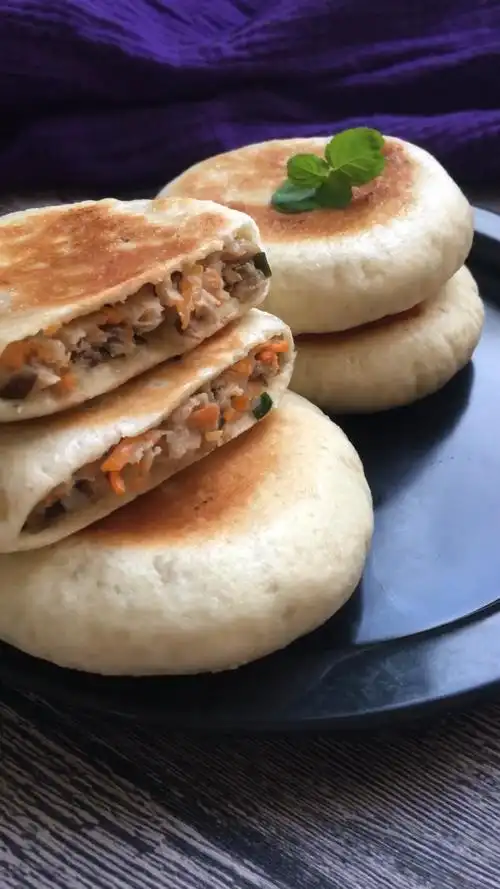 舌尖上的旅行#香煎肉饼