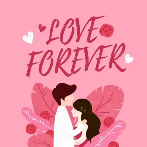 情人节恋人爱情浪漫情侣粉色微信头像