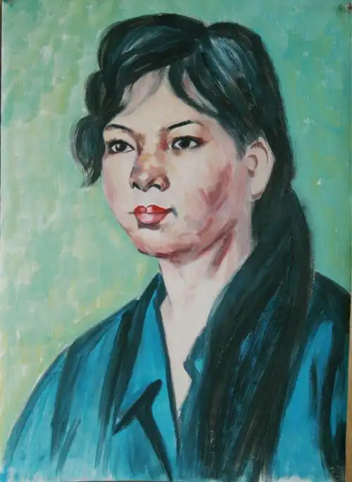 圆梦画室吴老师人物水粉画作品2013年以前