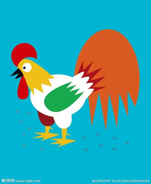 插画鸡设计图__其他_动漫动画_设计图库_昵图网nipic.com