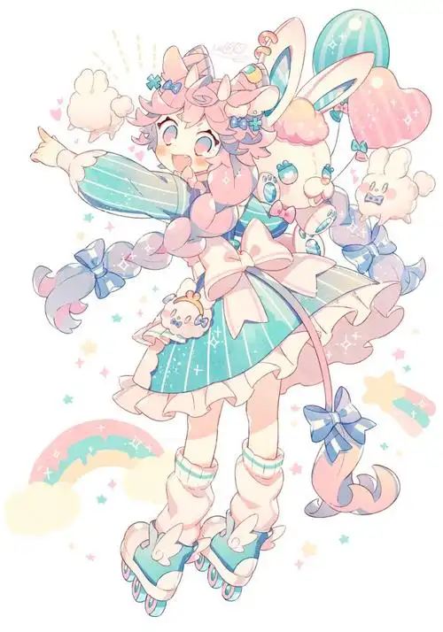 洛丽塔人设素材二次元