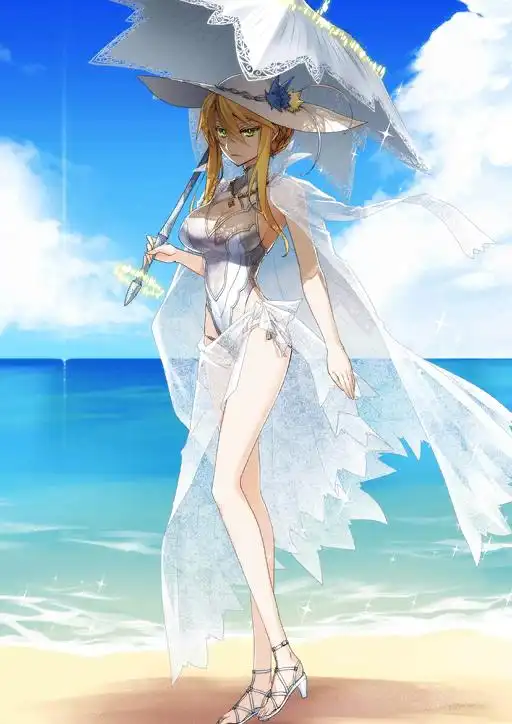 fgo:泳装呆毛王上线,稀有的尺子阶从者,完美避免发牌员的制裁