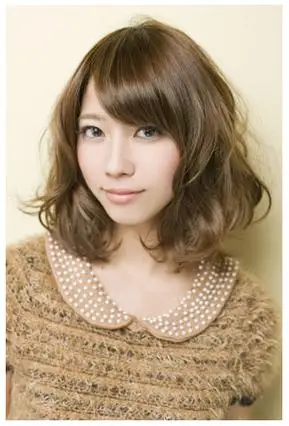 深栗色板栗色亚麻棕栗色栗色头发图片女生短发