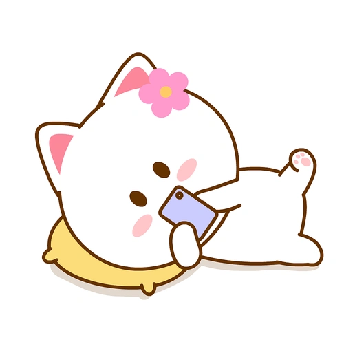 桃小仙 微信表情 卡通动漫 头像壁纸 可爱情侣