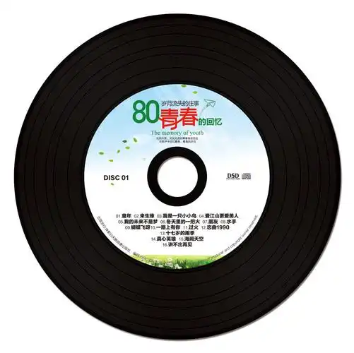 80后经典流行怀旧老歌车载cd光盘唱片正版无损汽车音乐歌曲碟片