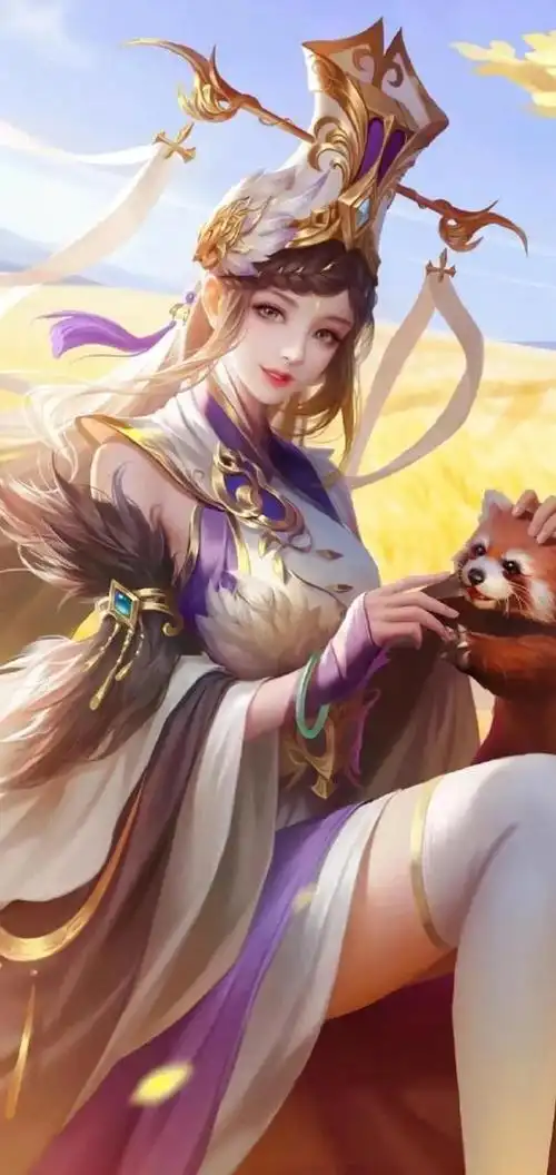 高清壁纸古风手绘美女