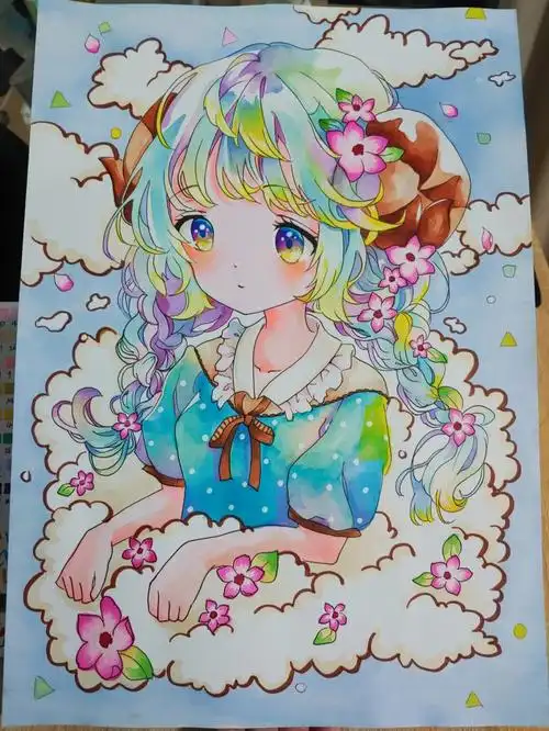 马克笔漫画步骤