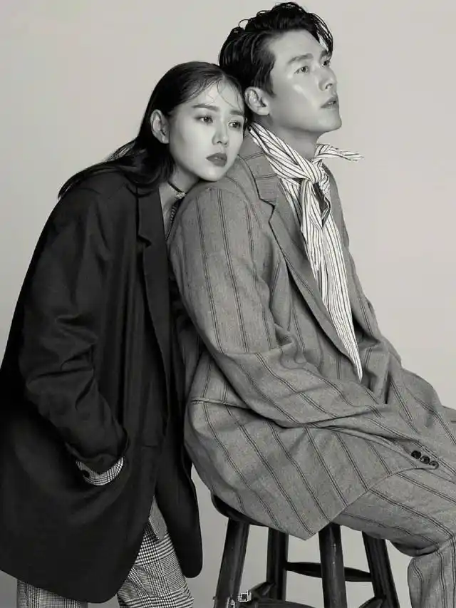 不老男神玄彬,穿西装拍摄杂志,同框孙艺珍