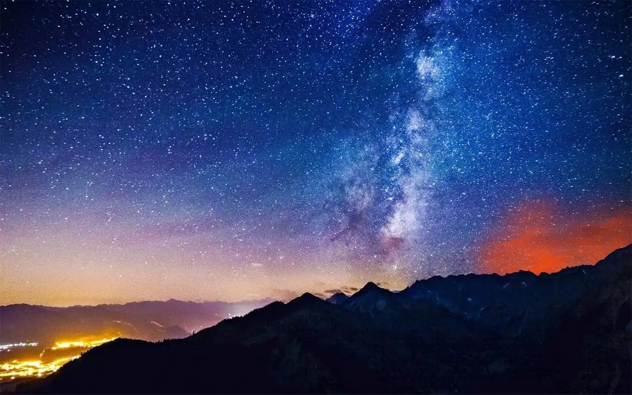 唯美星空自然景象高清摄影精美桌面壁纸图片大全