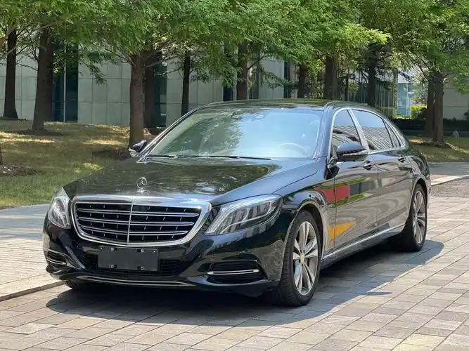 15年迈巴赫s400 沪牌一手 49000公里 稀有米色内饰#奔驰  #迈巴赫s400