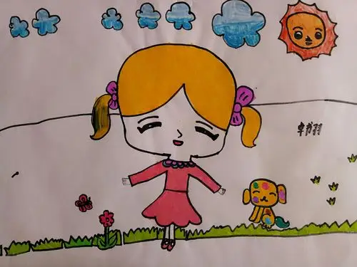 稻草人画室卓书羽(十岁)绘画作品集