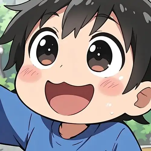 开心大笑的可爱卡通头像😄