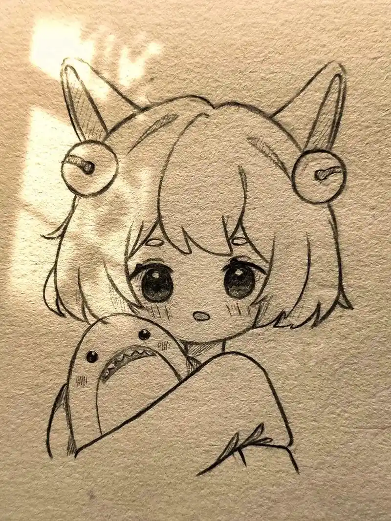 手绘 #手绘动漫人物 #自学画画 第一 - 抖音