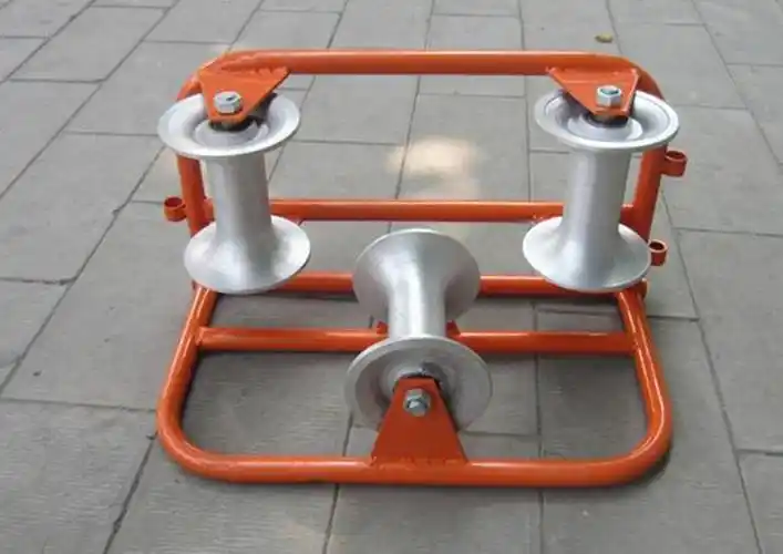 电缆地面转角滑车铝轮尼龙轮转向滑轮组地面转角滑车