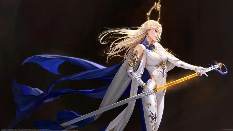 白衣女神4k壁纸_4k动漫图片高清壁纸_墨鱼部落格