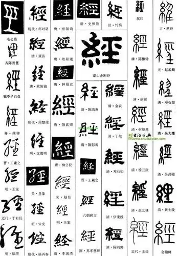 已经的经隶书繁体字怎么写图片