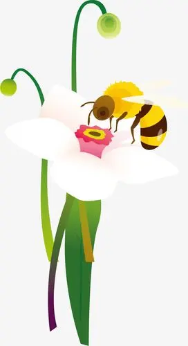 手绘/卡通 卡通元素 > 蜜蜂采蜜 收藏 [声明] 觅元素所有素材为用户