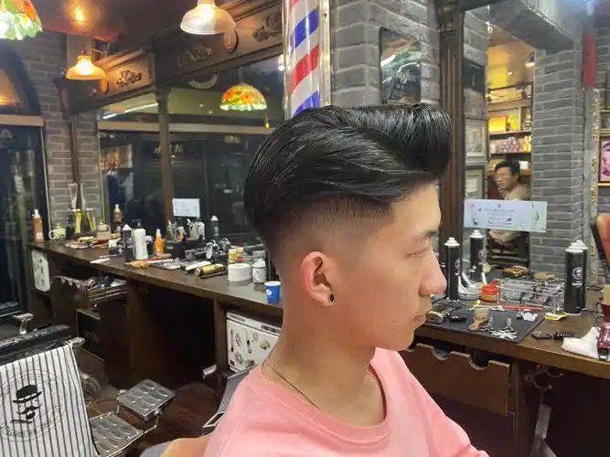 男士发型二八分