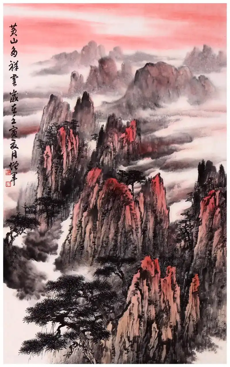 朱增军老师写意山水画作品欣赏.#国画也抖音 #国画山水 #传 - 抖音
