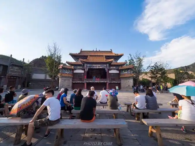 【携程攻略】古北水镇日月岛广场景点,"日月岛广场"在古北水镇景区的