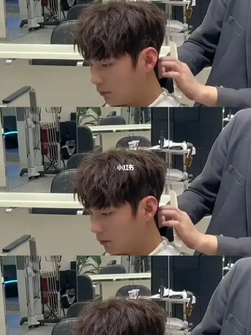 很多男生都喜欢的发型凌乱微分发型