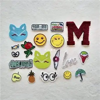 补丁贴布衣服补贴时尚卡通徽章布贴牛仔裤t恤diy手工修补破洞配件