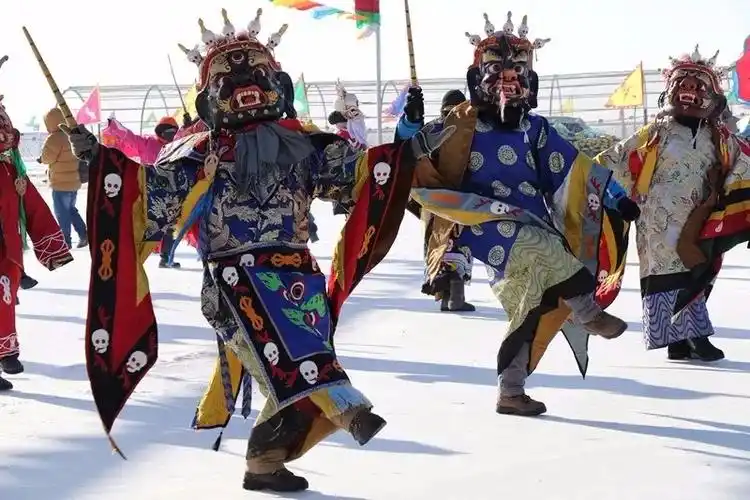 查干湖冬捕的祭祀现场(图一)