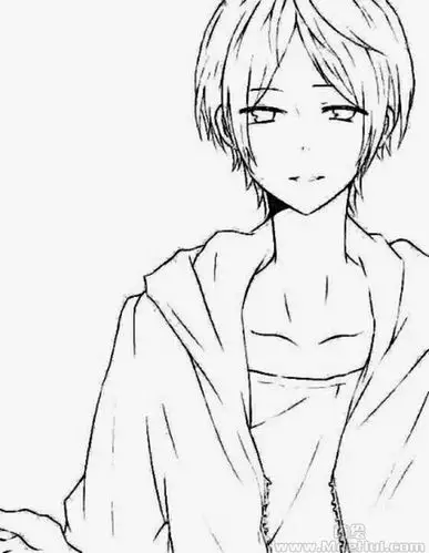 新手练习线稿夏目友人帐夏目贵志35p