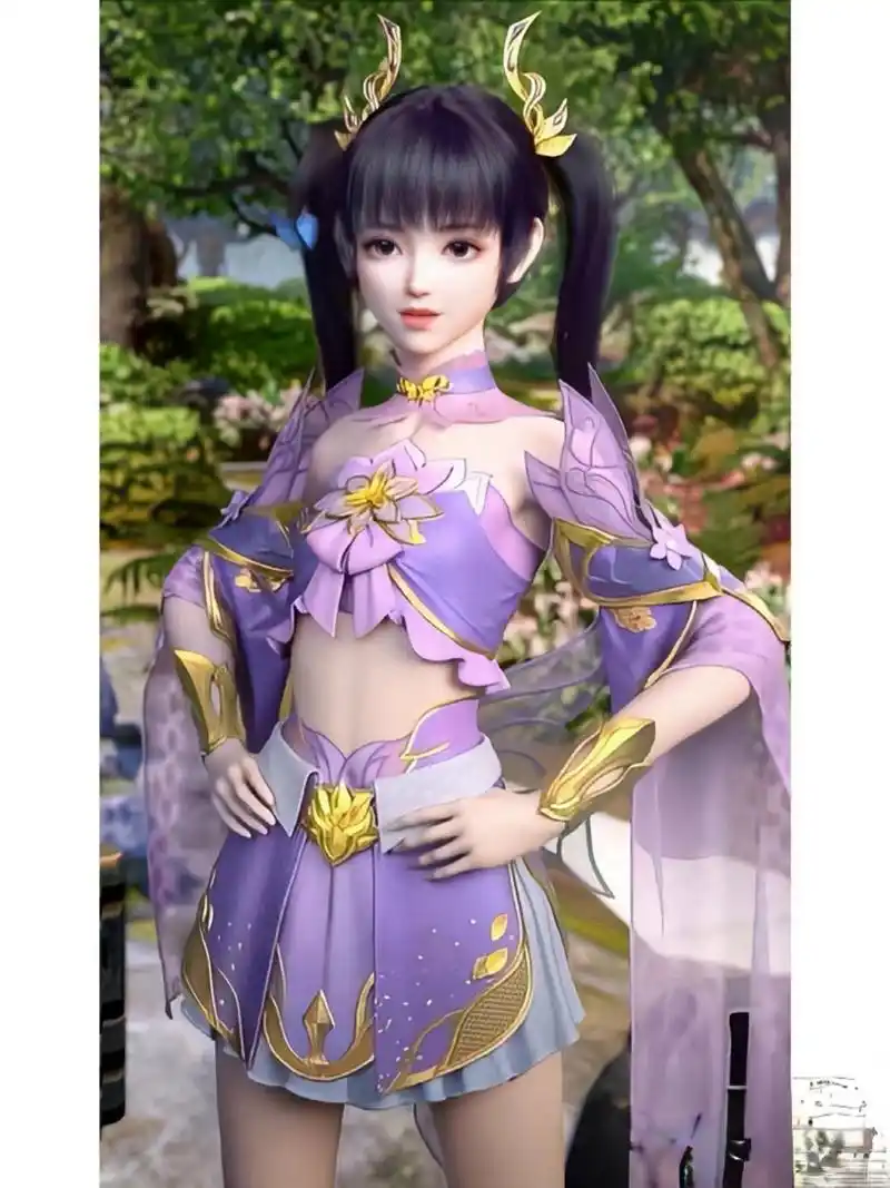 斗破苍穹# #动漫美女#  斗破苍穹女角色紫妍是一个小萝莉形象,也是