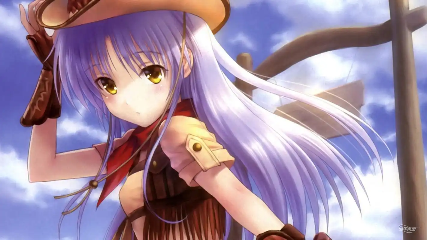 日本动漫可爱俏皮立华奏高清桌面壁纸