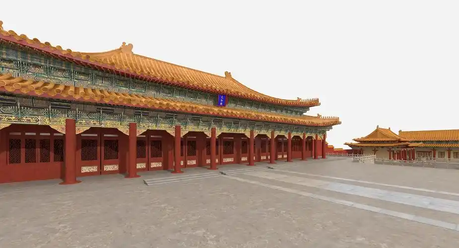 中国古代宫殿3d模型