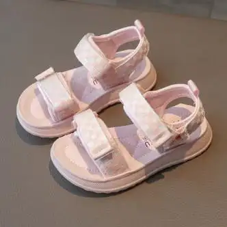 江博士8岁9岁10岁女童凉鞋夏款2023年新款时尚夏季儿童女孩小学生凉鞋