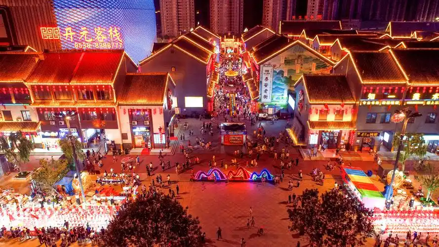 七夕节来临 泰安老街点亮泰安"夜经济"凤凰网山东_凤凰网