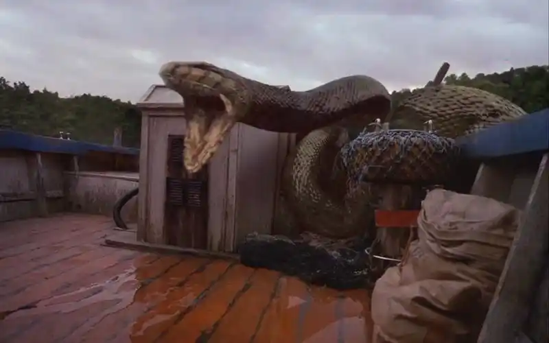 30米长的变异巨蟒,疯狂攻击人类,从此称霸东南亚,开始为所欲为_哔哩