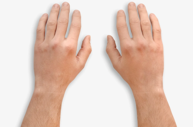 男人的双手实物图