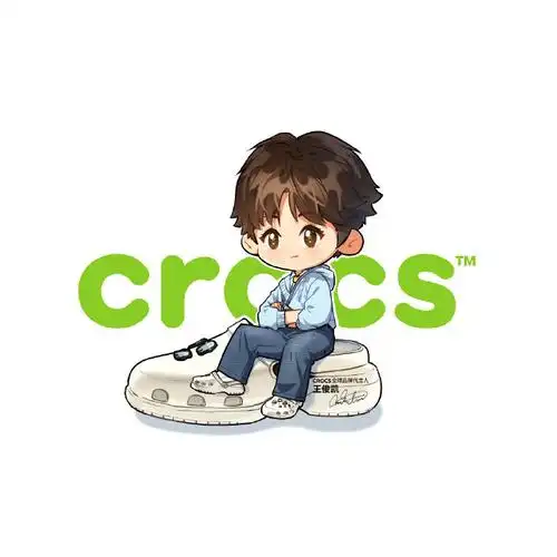 crocs 王俊凯##王俊凯crocs全球品牌代言人##王俊凯童趣多巴胺穿铑