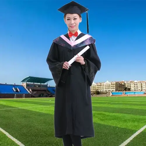 恒源祥同款 学士服大学生男女毕业照服装礼服高中毕业服文科博士服