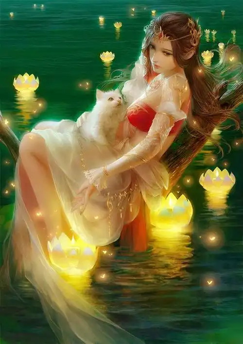 古风美女 女性 古装 插画 唯美 美女 美人 古风人物 古风女子 倾国