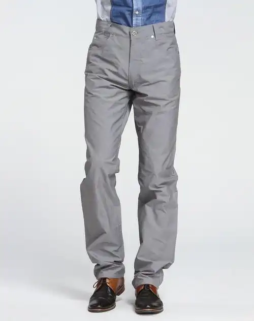 versace男士灰色休闲裤