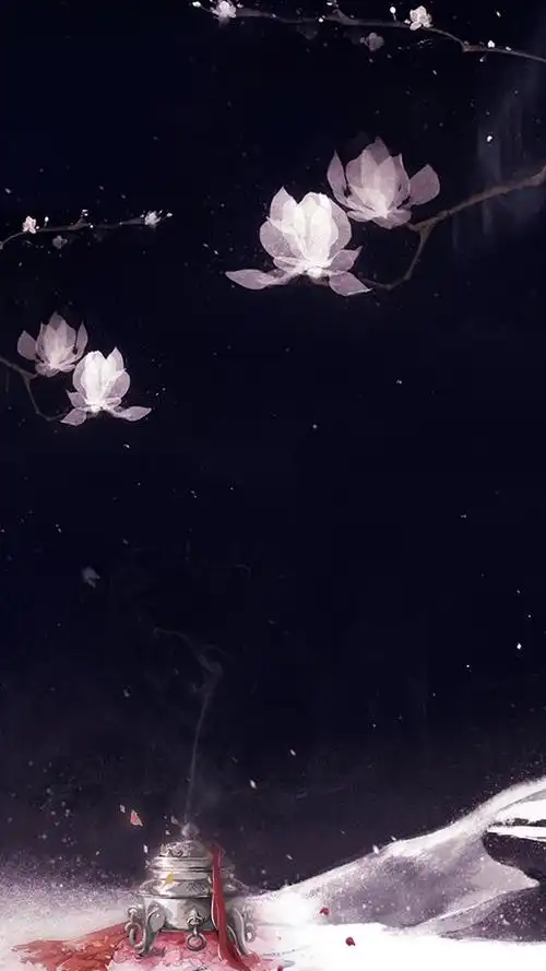 古风海报超唯美古风意境小说封面海报底图