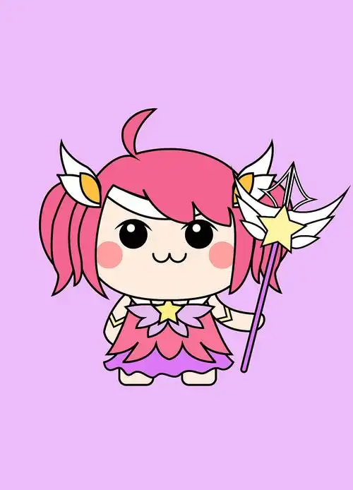 英雄联盟q版人物——风女,奶妈,拉克丝