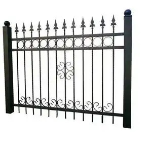 铁艺围栏锌钢护栏庭院别墅围墙栅栏工厂小区户外铝艺栏杆室外家用