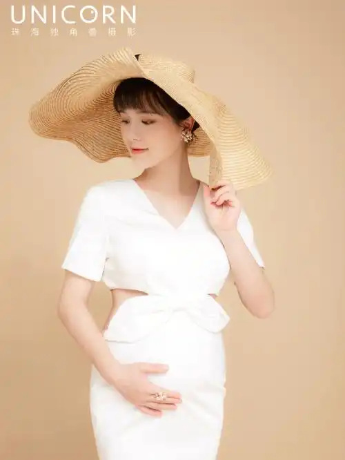 珠海孕妇照法式轻复古孕妇照