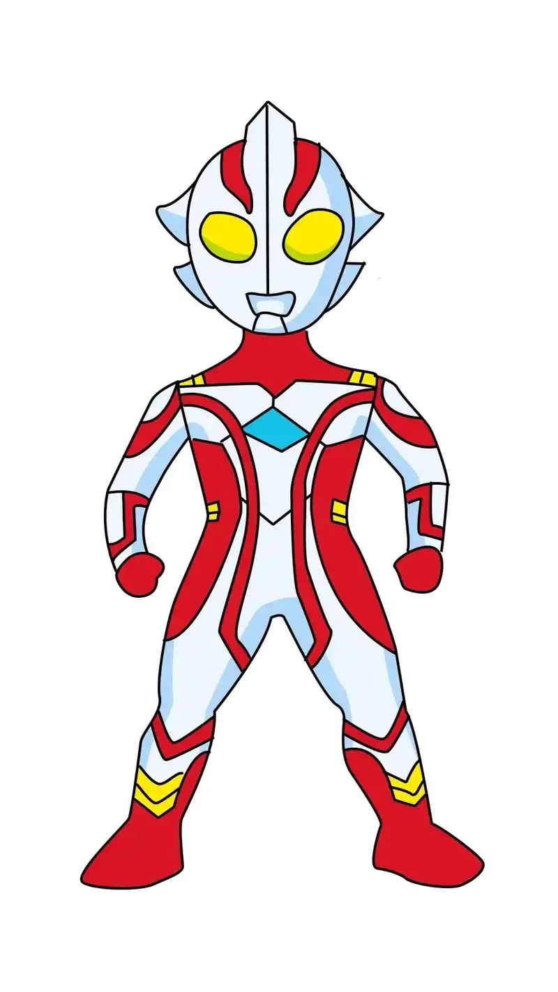 奥特曼简笔画 #儿童画 #育 - 抖音