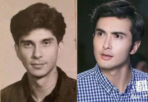 都说baby的妈妈美,没人发现她爸爸撞脸高伟光吗