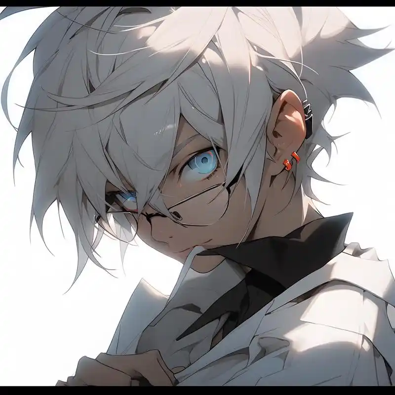 白发少年|男生头像 不同风格的白发男生头像,你们更喜欢哪个?