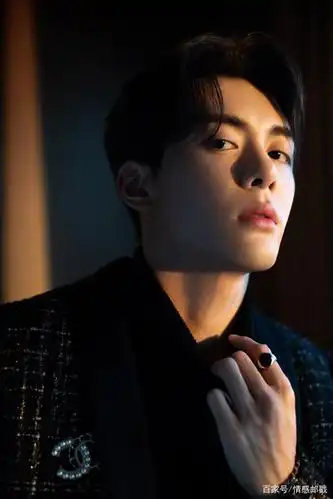 曾舜晞换回黑发了!斜纹软呢外套加高领毛衫,这个张无忌魅力十足