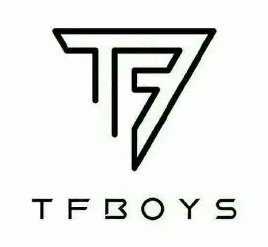 有一些tfboys的动漫形象和标志,拜拜